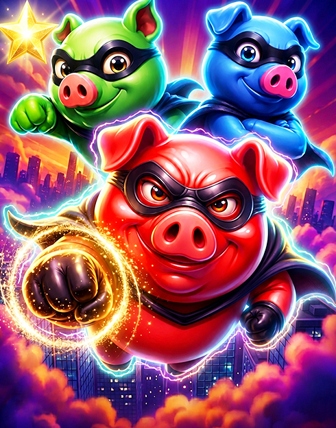 3 Hero Piggies