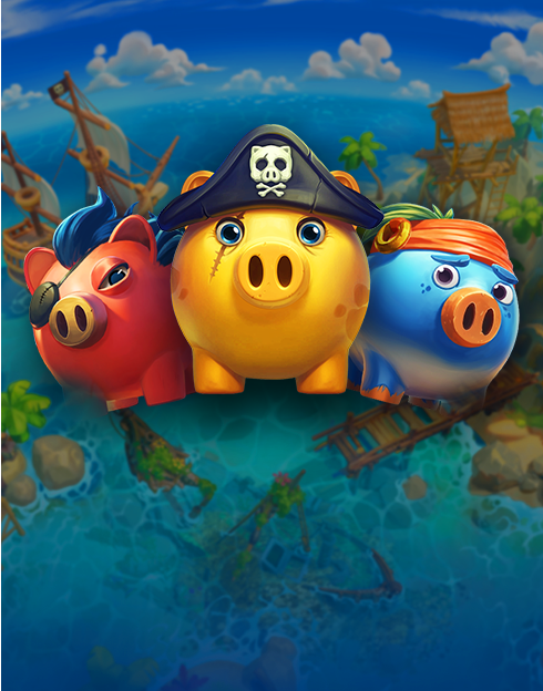 3 Pigs of the Caribbean
