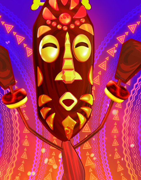 12 Masks of Fire Drum Frenzy