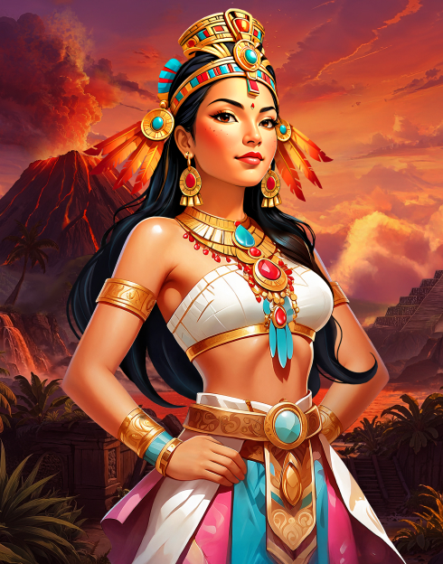 Aztec Inferno: Gold Eruption