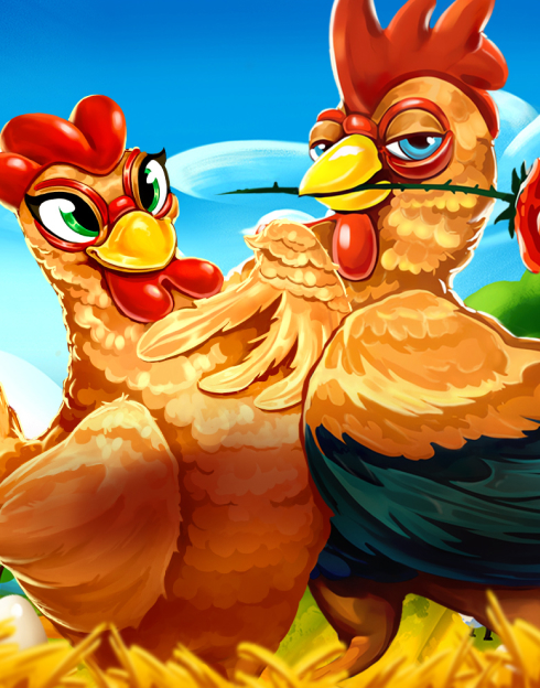 Rooster's Gold: Hold and Win