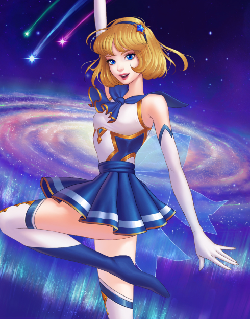 Moon Princess Stargazing