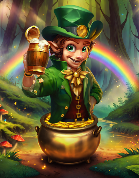 Magical Leprechaun - Hold and Hit