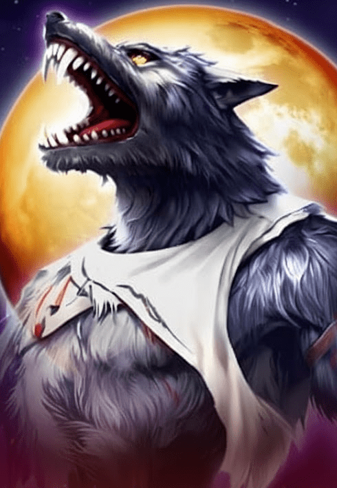 Majestic Dark Werewolf