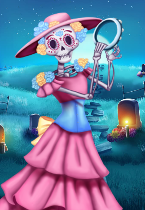 Bingo Senorita Calavera