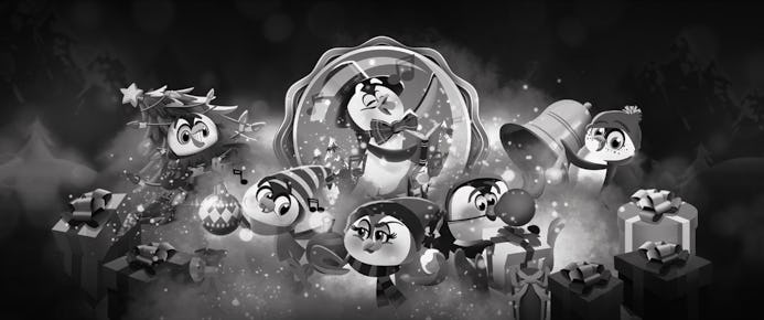 Christmas comes early to you with the amazing new Holly Jolly Penguins slot!