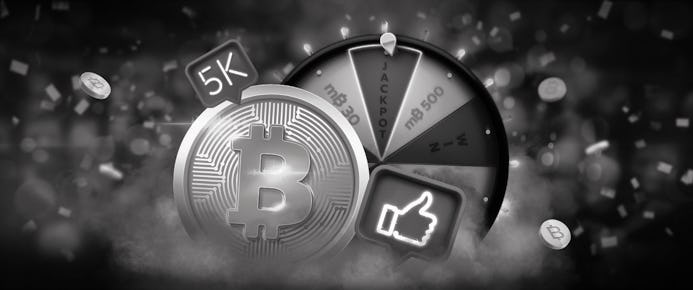 We are giving away one Bitcoin!