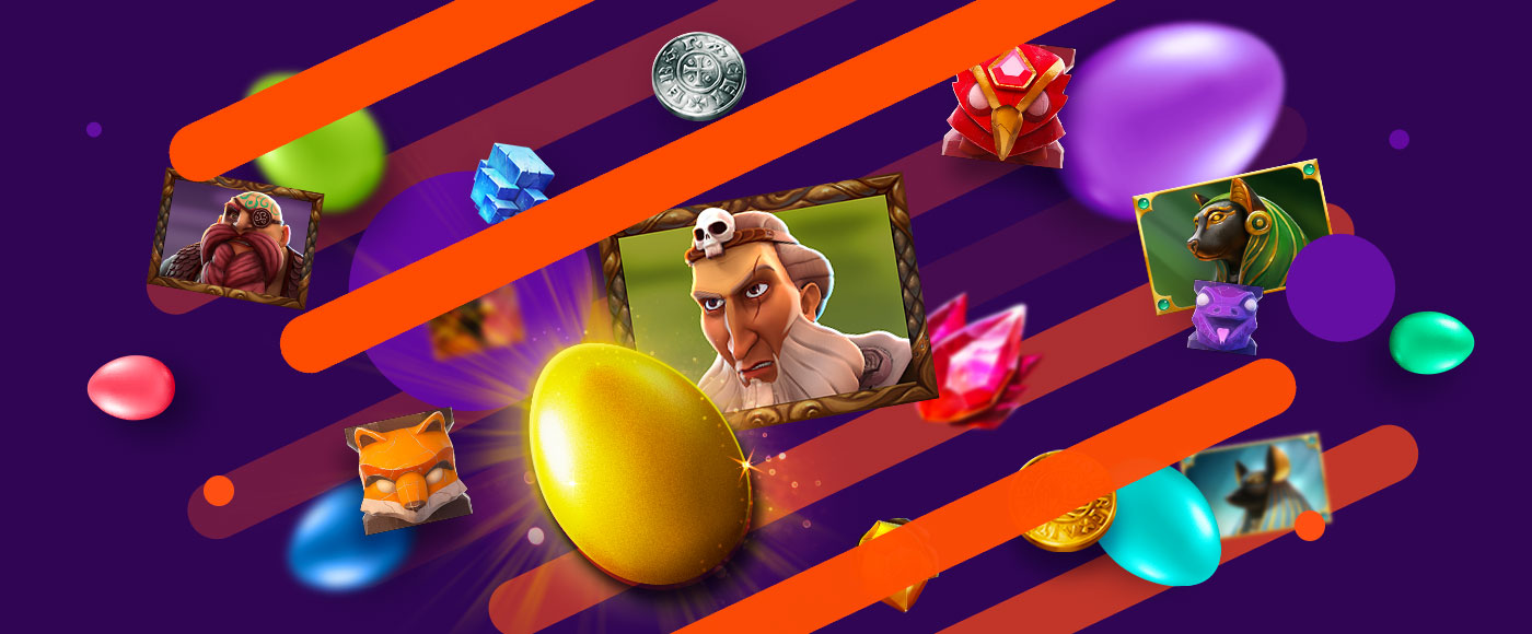Mach mit bei 15,000+ mɃ Ostereiersuche mit Yggdrasil!