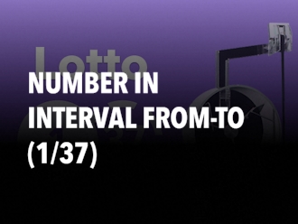 Number in interval from-to (1/37)