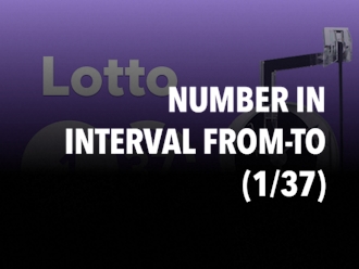 Number in interval from-to (1/37)