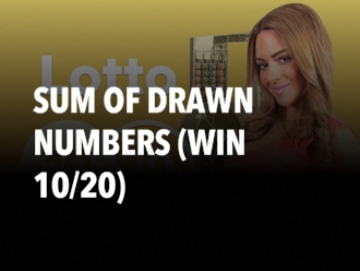Sum of drawn numbers (Win 10/20)
