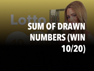 Sum of drawn numbers (Win 10/20)
