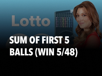 Sum of first 5 balls (Win 5/48)