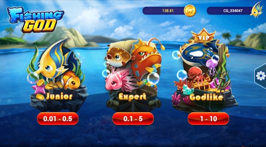 Play Free 3 Gods Fishing Game